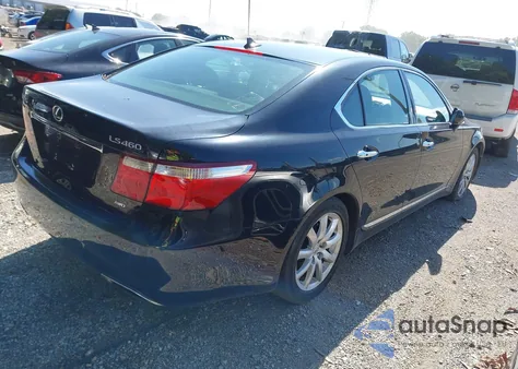 2009 Lexus Ls 460 z USA, uszkodzony, nr VIN JTHCL46F895002486